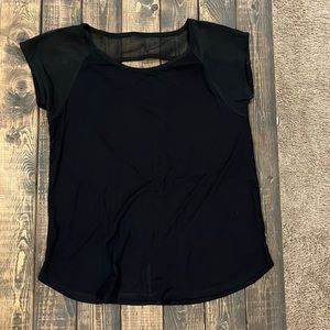 🌟 5/$20 Black Sheer Sleeve Dress Shirt